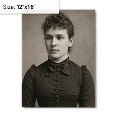 Nancy Dickey metal print on a plain backdrop in size 12"x16".