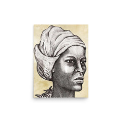 Nanny of the Maroons poster on a plain backdrop in size 12"x16".