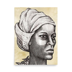 Nanny of the Maroons poster on a plain backdrop in size 18"x24".