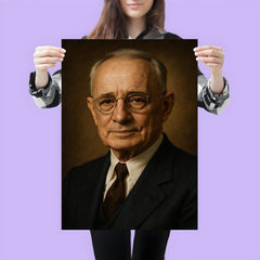 Napoleon Hill portrait poster 3