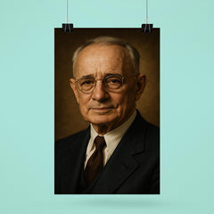 Napoleon Hill portrait poster 6