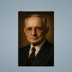 Napoleon Hill portrait poster 9