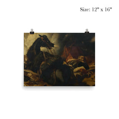 Napoleonic War Horse Battle Sir by Edwin Henry Landseer, 1870 poster 3