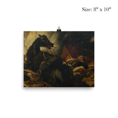 Napoleonic War Horse Battle Sir by Edwin Henry Landseer, 1870 poster 4