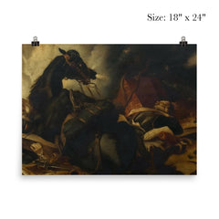 Napoleonic War Horse Battle Sir by Edwin Henry Landseer, 1870 poster 5