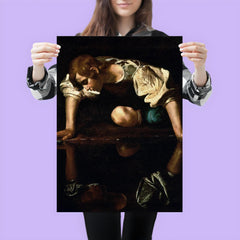 Narcissus by Caravaggio, 1600 poster 3