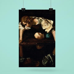 Narcissus by Caravaggio, 1600 poster 6