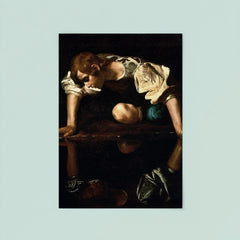 Narcissus by Caravaggio, 1600 poster 8