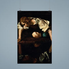 Narcissus by Caravaggio, 1600 poster 9