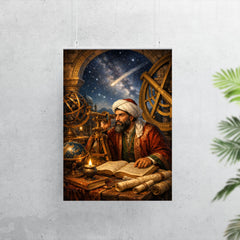 Nasir al Din al Tusi at observatory instruments poster 7