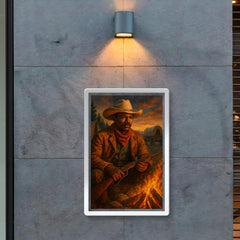 Nat Love at frontier campfire poster 2