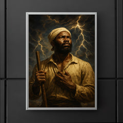 Nat Turner prophetic storm portrait poster 5