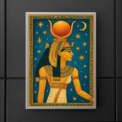 Nefertari in celestial tomb ceiling blue poster 5