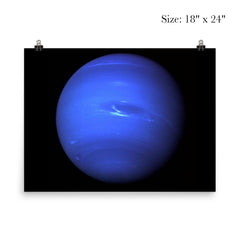 Neptune planet in space poster 5