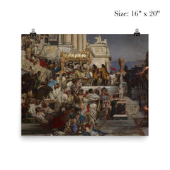 Nero's Torches by Henryk Siemiradzki, 1876 poster 2