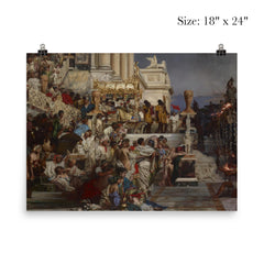 Nero's Torches by Henryk Siemiradzki, 1876 poster 5