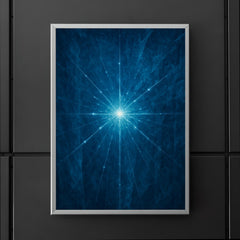 Neutrino tracks through Antarctic blue ice poster 5