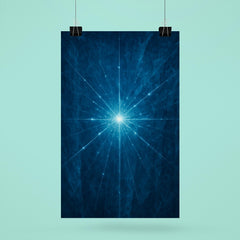 Neutrino tracks through Antarctic blue ice poster 6