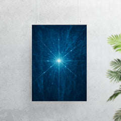 Neutrino tracks through Antarctic blue ice poster 7