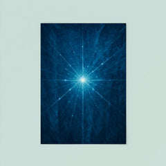 Neutrino tracks through Antarctic blue ice poster 8