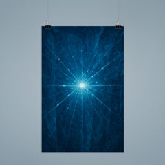 Neutrino tracks through Antarctic blue ice poster 9