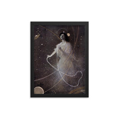New Constellation by Sewell Collins, 1910 framed print on a plain backdrop in size 12"x16".