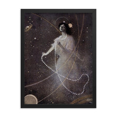New Constellation by Sewell Collins, 1910 framed print on a plain backdrop in size 18"x24".