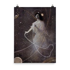 New Constellation by Sewell Collins, 1910 poster on a plain backdrop in size 8"x10".