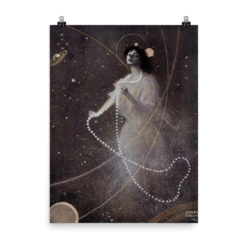 New Constellation by Sewell Collins, 1910 poster on a plain backdrop in size 8