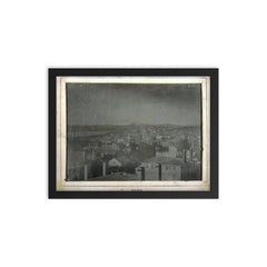 Newburyport, Massachusetts, 1839 framed print on a plain backdrop in size 12"x16".