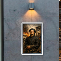 Nguyen Trung Truc before execution calm defiance poster 2