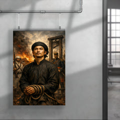 Nguyen Trung Truc before execution calm defiance poster 4