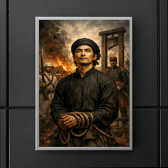 Nguyen Trung Truc before execution calm defiance poster 5