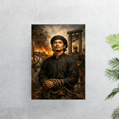 Nguyen Trung Truc before execution calm defiance poster 7