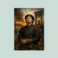 Nguyen Trung Truc before execution calm defiance poster 8