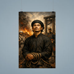 Nguyen Trung Truc before execution calm defiance poster 9