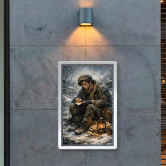 Niels Henrik Abel in winter poverty poster 2