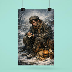 Niels Henrik Abel in winter poverty poster 6