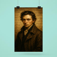 Niels Henrik Abel threadbare coat and formulas poster 6