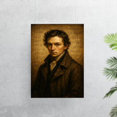 Niels Henrik Abel threadbare coat and formulas poster 7