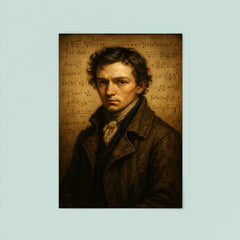 Niels Henrik Abel threadbare coat and formulas poster 8