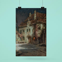 Night in the Summer by Georg Janny, 1926 poster 6