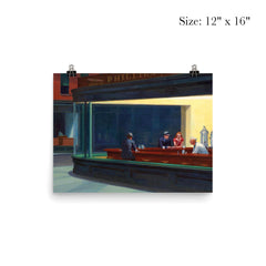 Nighthawks by Edward Hopper poster 3