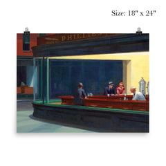 Nighthawks by Edward Hopper poster 5