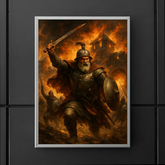 Nikola Subic Zrinski last charge from burning fortress poster 5