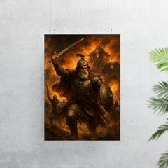 Nikola Subic Zrinski last charge from burning fortress poster 7
