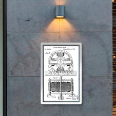 Nikola Tesla's original patent for the electro-magnetic motor poster 2