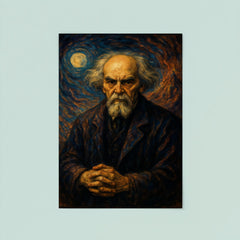 Nikolai Berdyaev mystical exile portrait poster 8