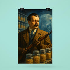 Nikolai Vavilov guarding seed vault futures poster 6