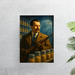 Nikolai Vavilov guarding seed vault futures poster 7